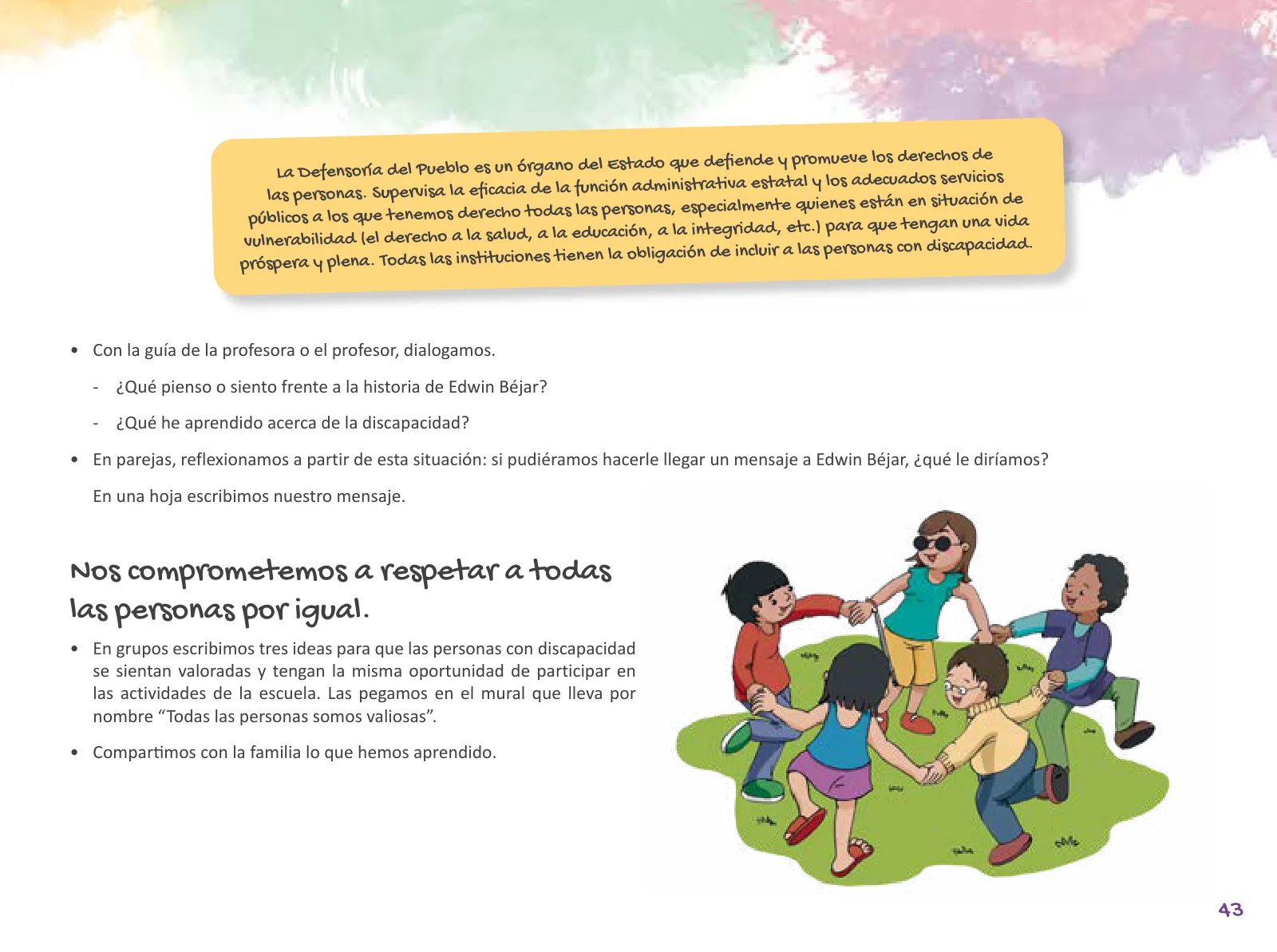 Página 45 de Cuadernillo de Tutoría 5 : quinto grado de Educación Primaria · 2021