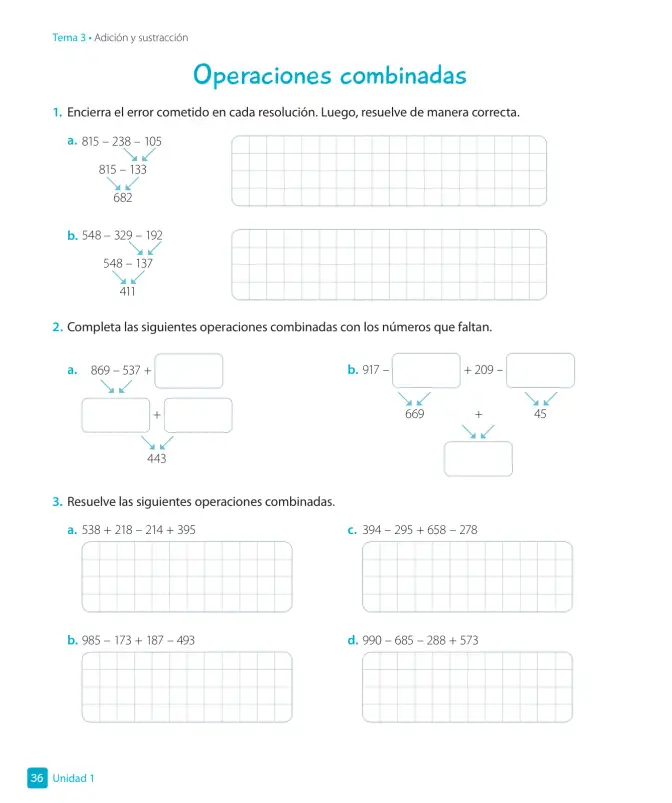 Página 38 de Matemática – Tercero Básico | Texto del Estudiante MINEDUC – Descargar PDF · 2024