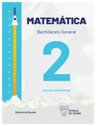 Portada de Matemática · 2do BGU · 2024