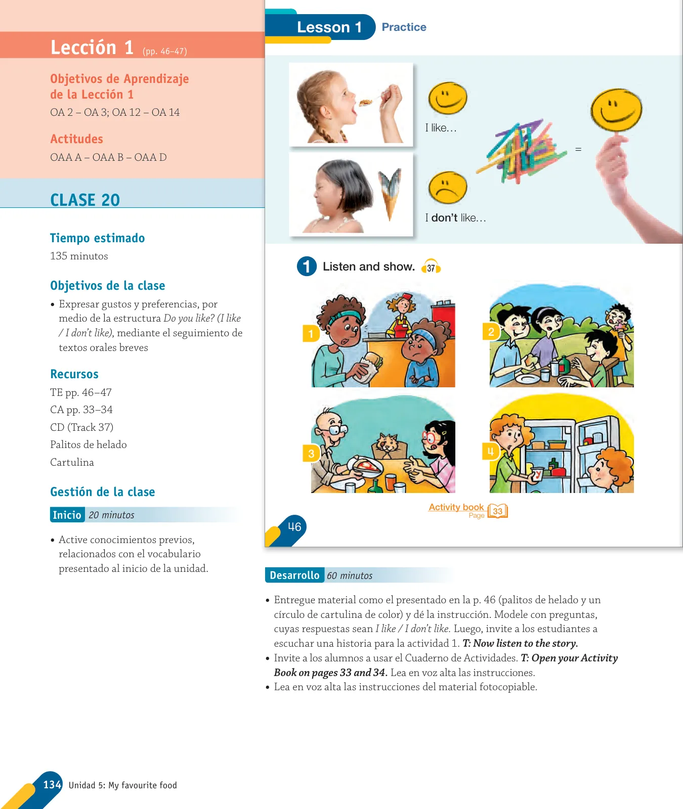 Miniatura página 18 de Inglés – Segundo Básico | Texto del Estudiante MINEDUC – Descargar PDF · 2024