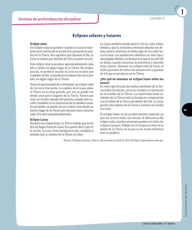 Página 66 de Ciencias Naturales – Tercero Básico | Texto del Estudiante MINEDUC – Descargar PDF · 2024