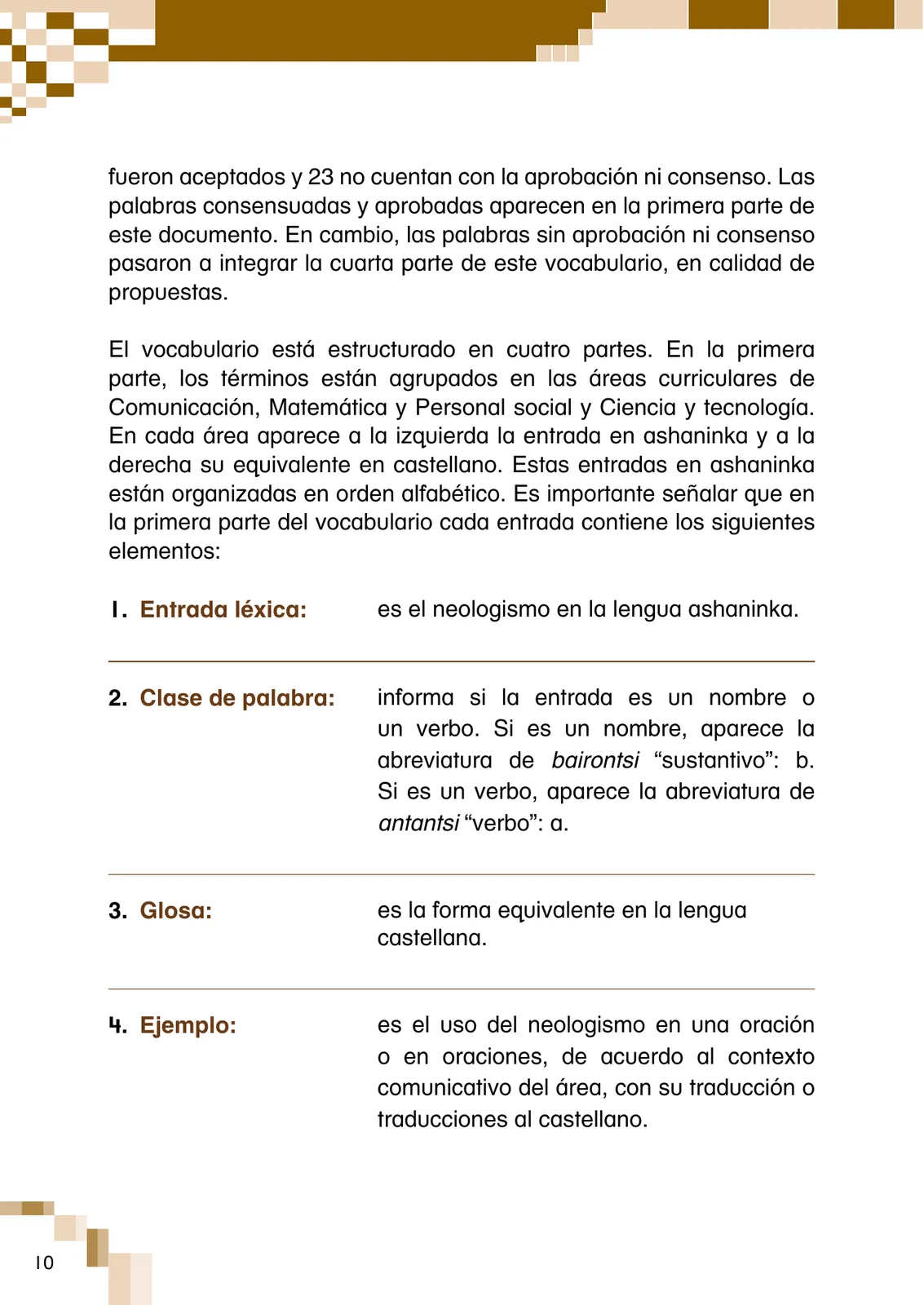 Página 12 de Ñantsipe Ayoyetajeri Ashaninka = Vocabulario pedagógico Ashaninka · 2021