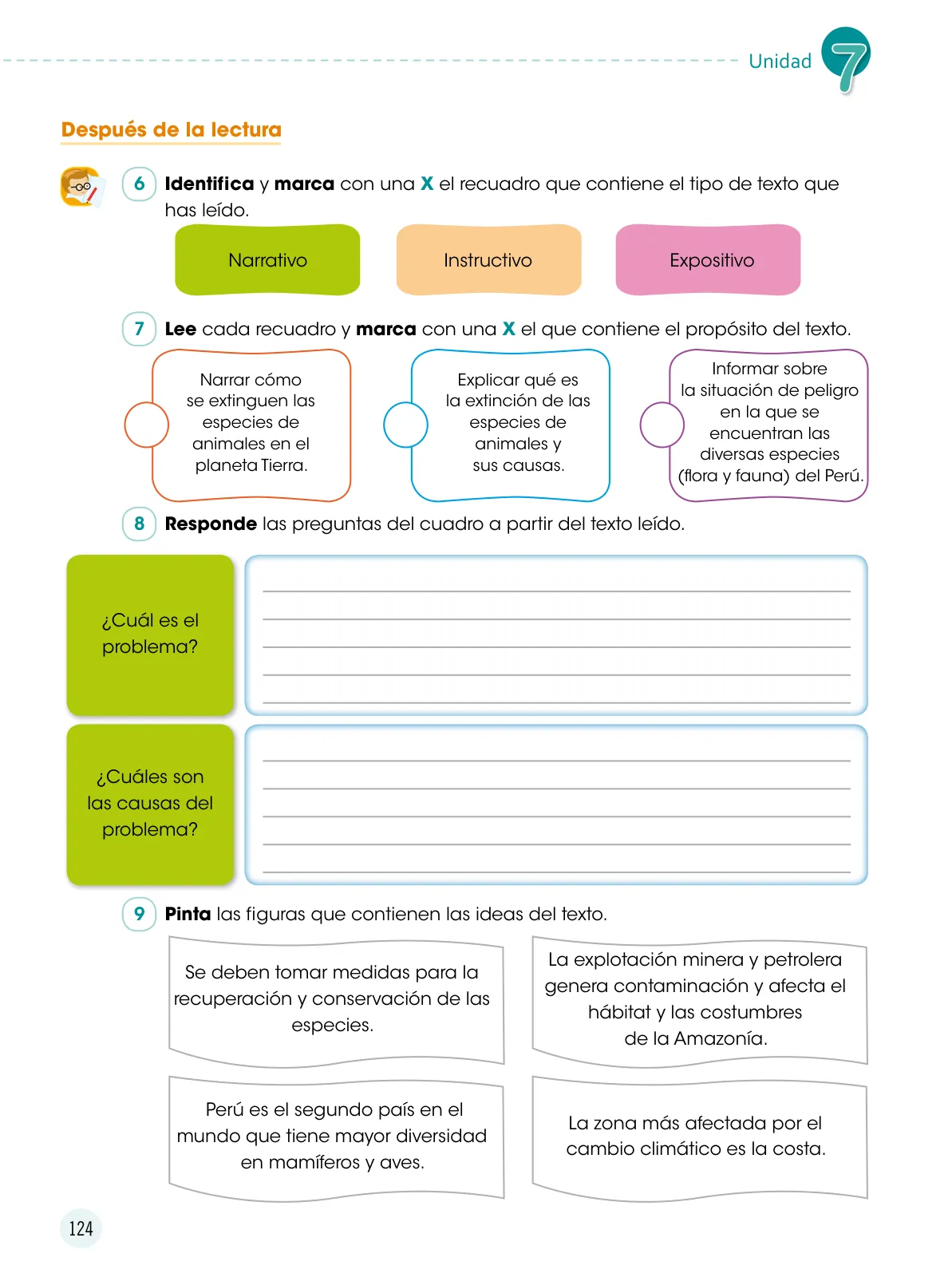 Miniatura página 125 de Comunicación 5 : cuaderno de trabajo para quinto grado de Educación Primaria 2019 · 2019