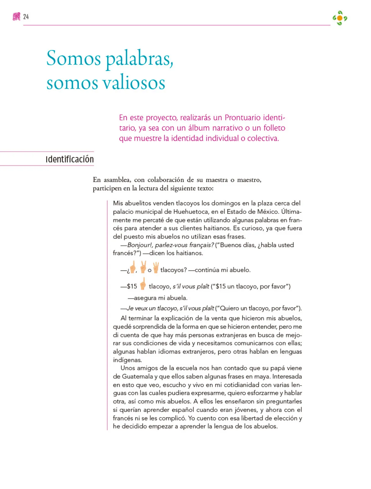 Miniatura página 25 de Colección Ximhai. Nuestro libro de proyectos.   Libro de Educación Secundaria Grado 1°  Ciclo Escolar 2025 - 2026