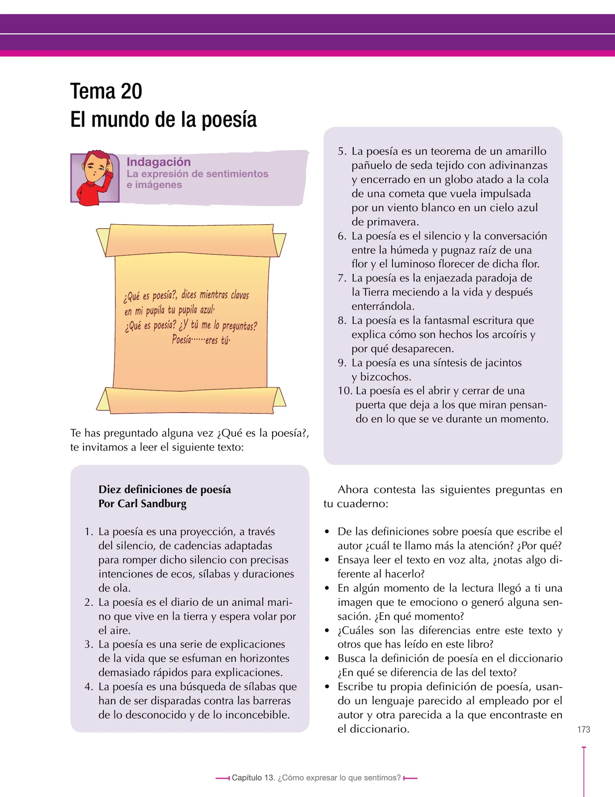Miniatura página 173 de Lenguaje 7° · Secundaria Activa