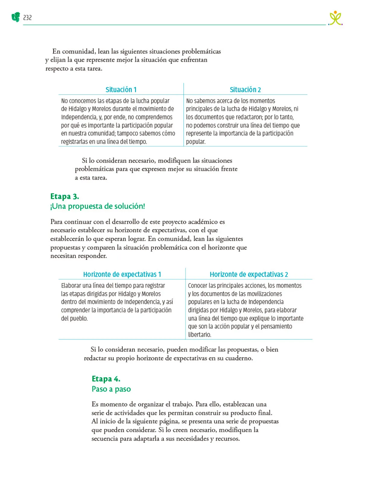 Página 233 de Colección Sk´asolil. Nuestro libro de Proyectos. Tomo I. Libro de Educación Telesecundaria Grado 2° Ciclo Escolar 2025 - 2026
