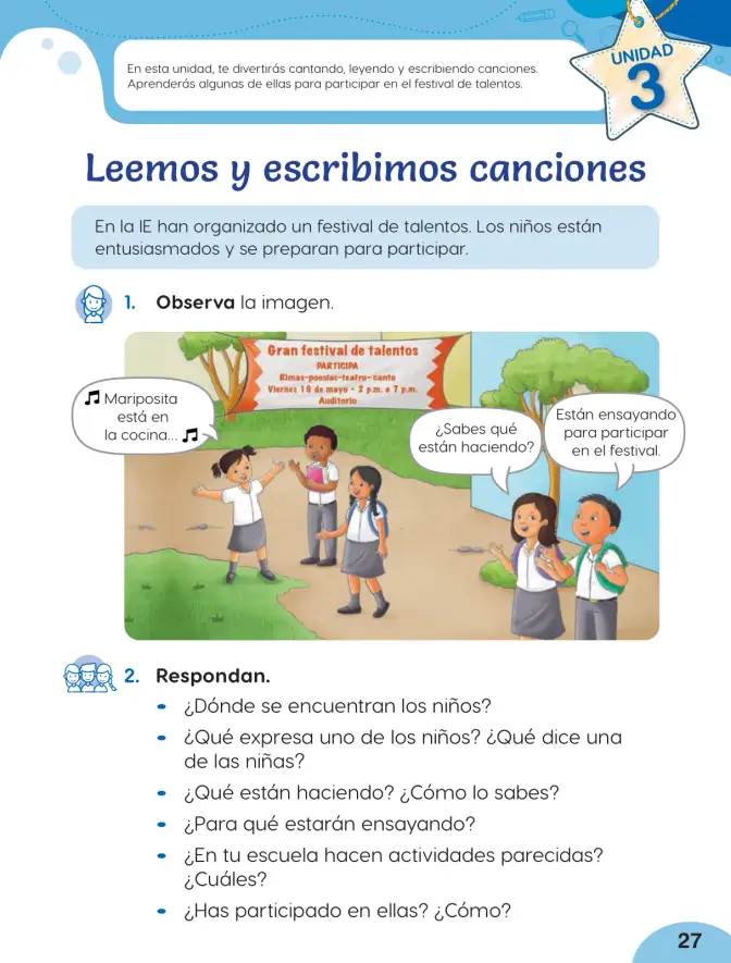 Página 29 de Cuadernillo de Comunicación 2, segundo grado de Primaria · 2023