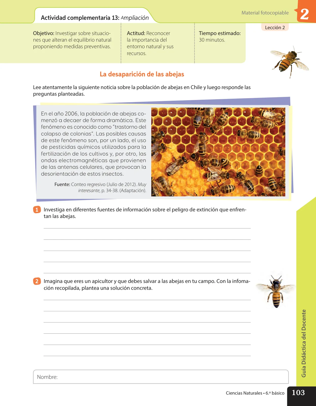 Página 170 de Libro de Ciencias Naturales – Quinto Básico | Texto del Estudiante MINEDUC – Descargar PDF · 2024