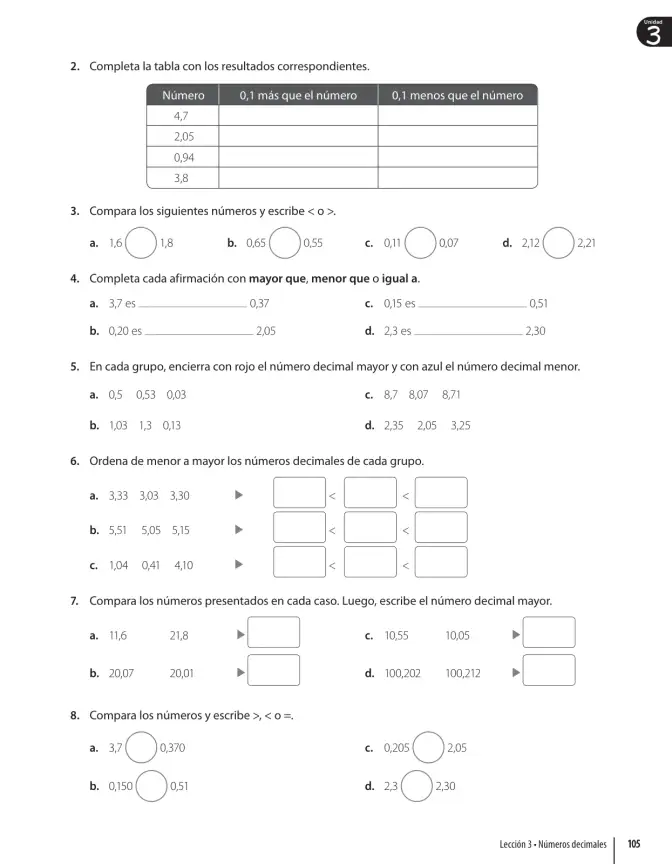 Página 107 de Matemática – Quinto Básico | Texto del Estudiante MINEDUC – Descargar PDF · 2024
