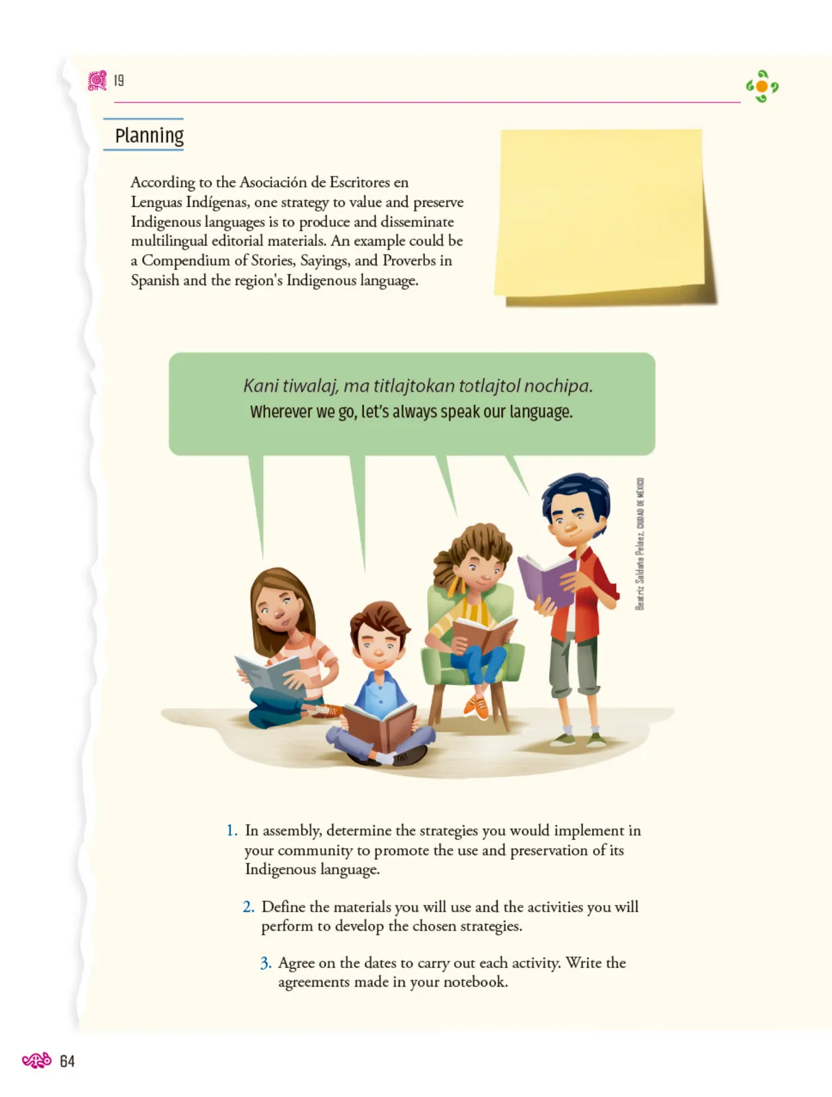 Página 65 de Uérakua anapu uantakua. Projects and Readings.  Libro de Educación Secundaria Grado 3°  Ciclo Escolar 2025 - 2026