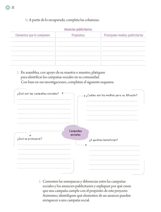 Página 35 de Proyectos Escolares. Libro de Educación Primaria Grado 6° Ciclo Escolar 2025 - 2026
