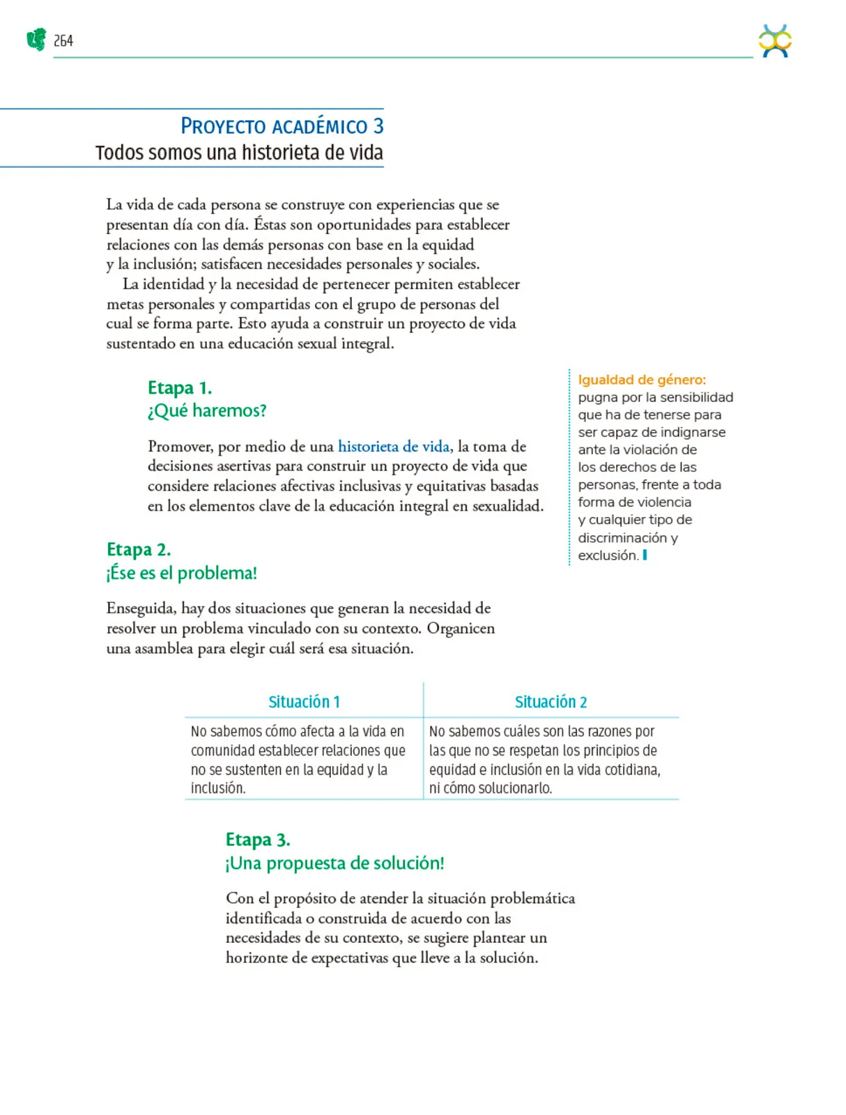 Miniatura página 265 de Colección Nanahuatzin. Nuestro libro de Proyectos. Tomo I.   Libro de Educación Telesecundaria Grado 3°  Ciclo Escolar 2025 - 2026