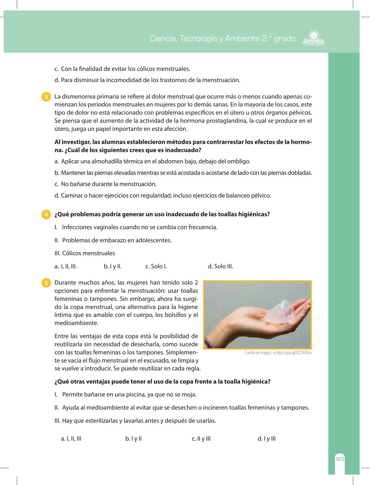 Miniatura página 163 de Ciencia, Tecnología y Ambiente 2 : cuaderno de reforzamiento pedagógico - JEC · 2016