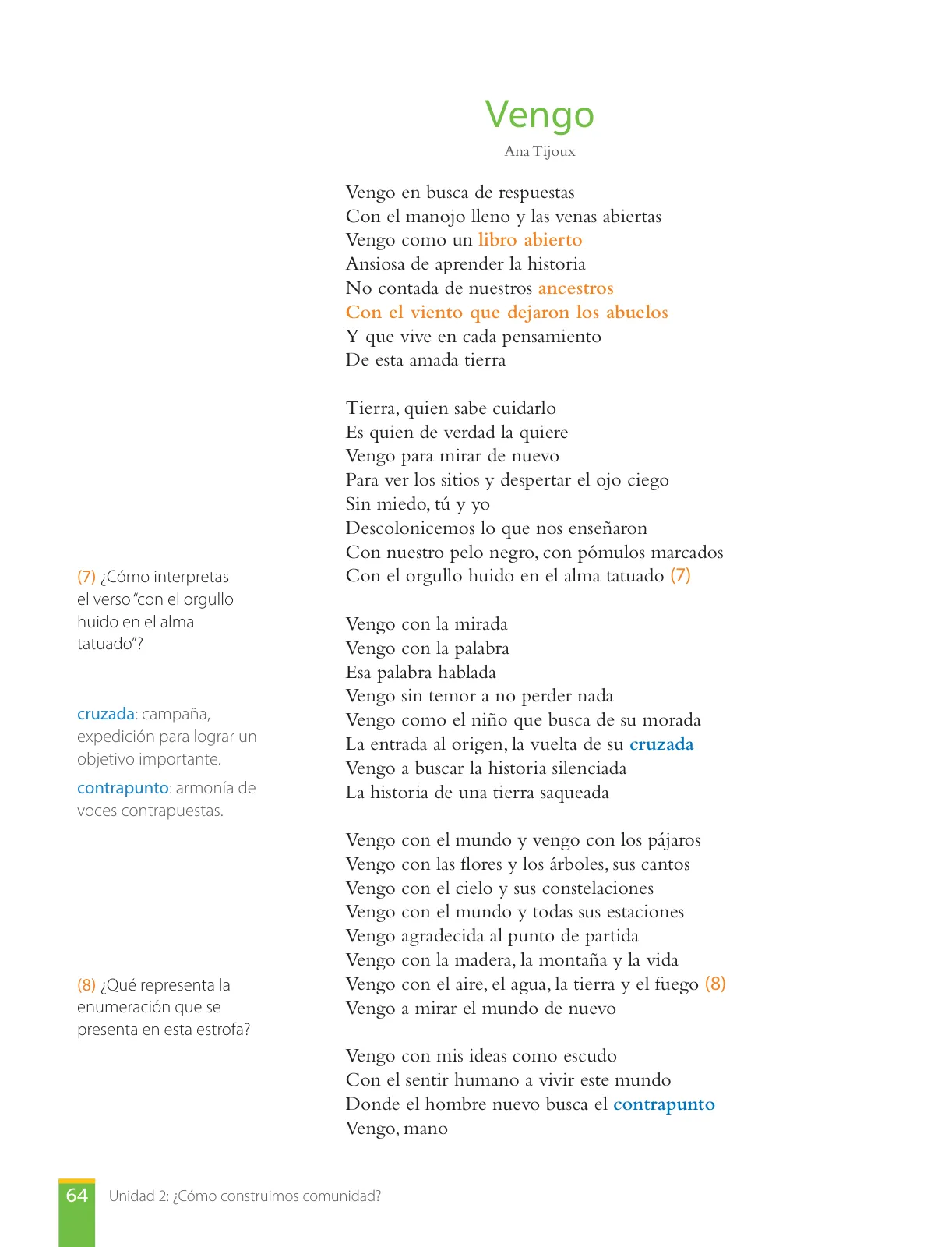 Página 66 de Libro de Lengua y Literatura – Séptimo Básico | Texto del Estudiante MINEDUC – Descargar PDF · 2024