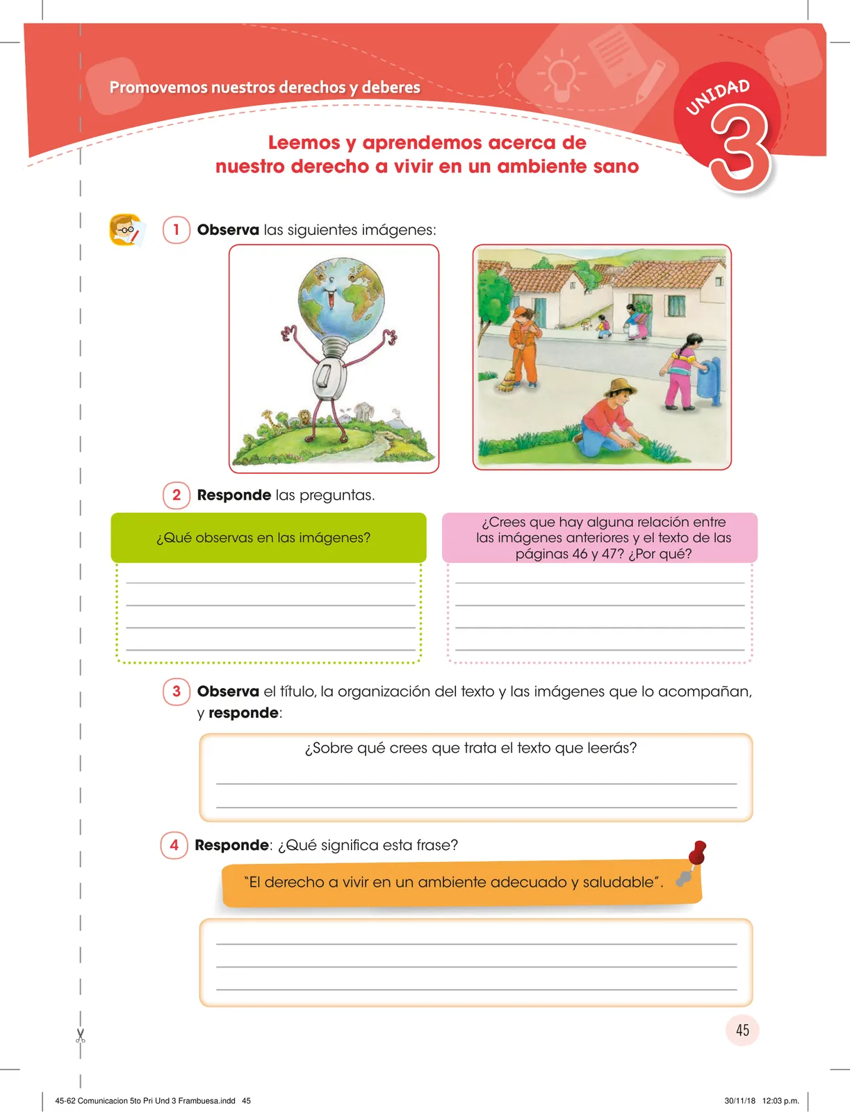Miniatura página 47 de Comunicación : cuadernillo de trabajo 5 · 2018