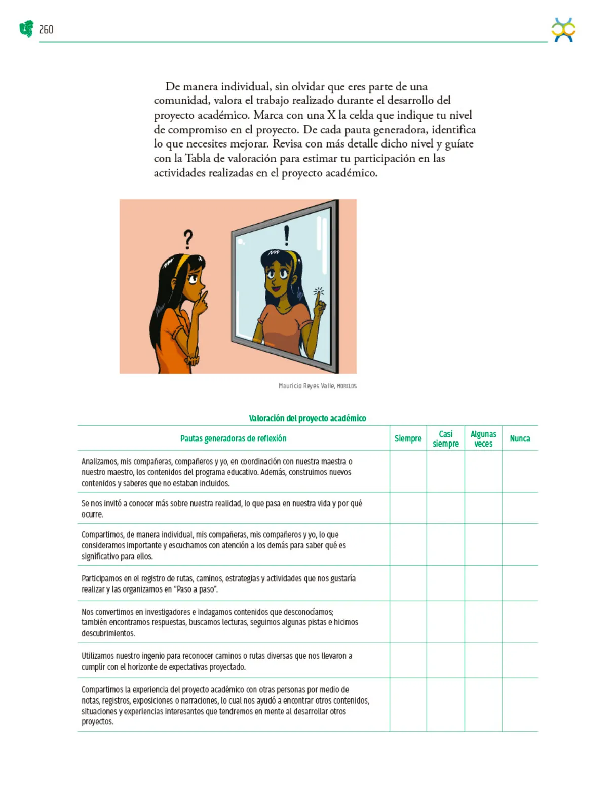 Página 261 de Colección Sk´asolil. Nuestro libro de Proyectos. Tomo I. Libro de Educación Telesecundaria Grado 2° Ciclo Escolar 2025 - 2026