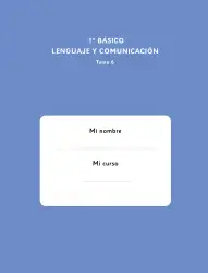Página de Lenguaje y Comunicación – Primero Básico | Texto del Estudiante MINEDUC – Descargar PDF · 2024