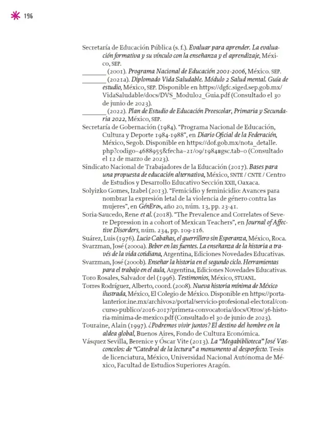 Página 197 de Un libro sin recetas para la maestra y el maestro. Fase 6. Libro de Educación Telesecundaria Grado 1°, 2°, 3° Ciclo Escolar 2025 - 2026