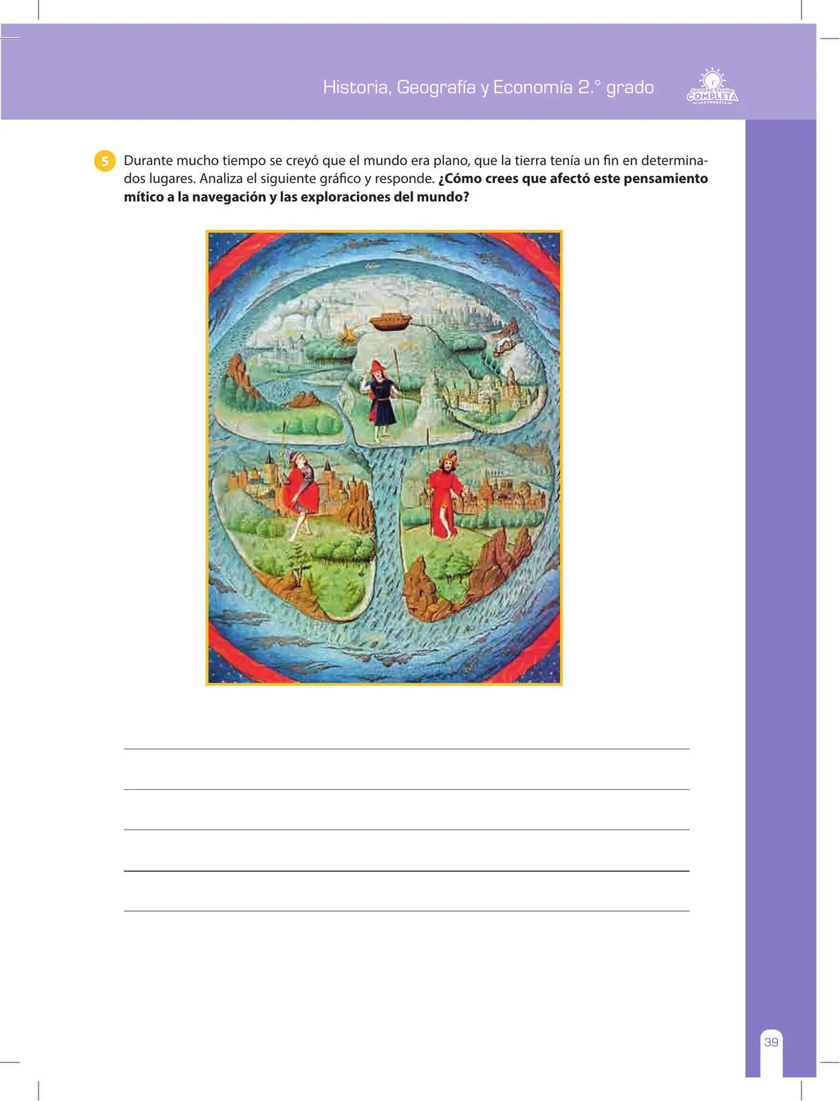 Miniatura página 39 de Historia, Geografía y Economía 2 : cuaderno de reforzamiento pedagógico - JEC ﻿ · 2016
