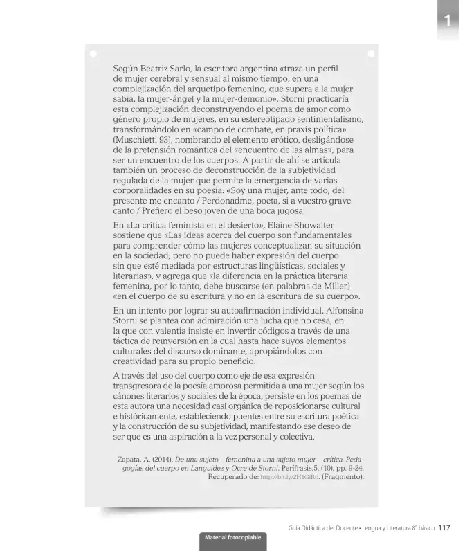 Página 119 de Lengua y Literatura – Octavo Básico | Texto del Estudiante MINEDUC – Descargar PDF · 2024