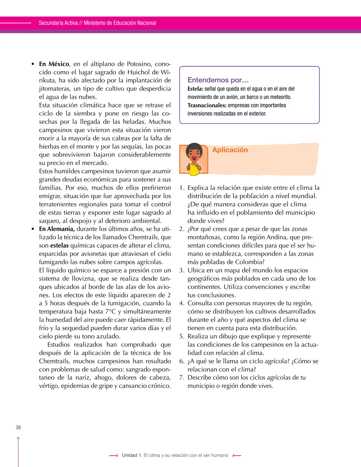 Página 38 de Ciencias Sociales 7° · Secundaria Activa
