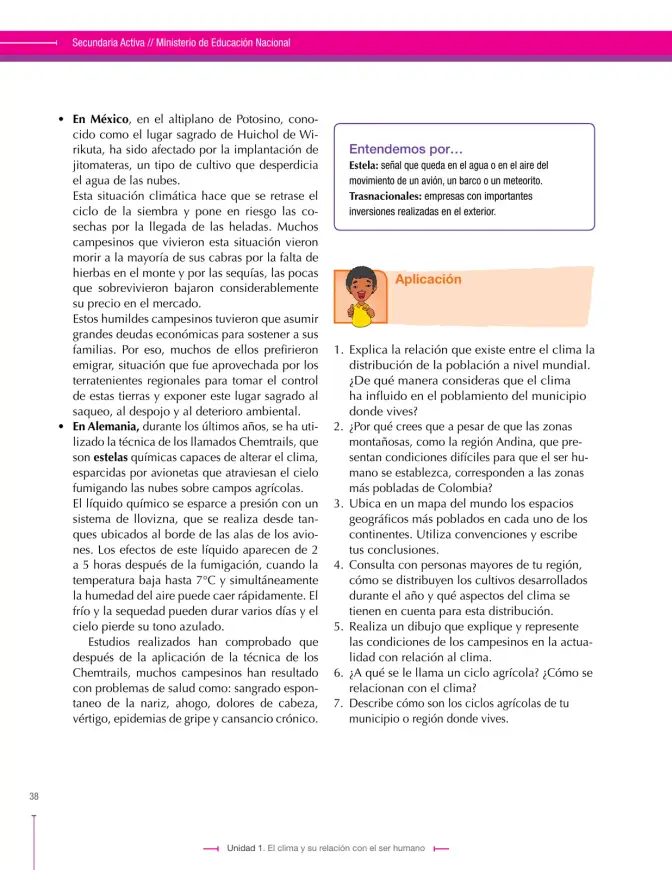 Página 38 de Ciencias Sociales 7° · Secundaria Activa