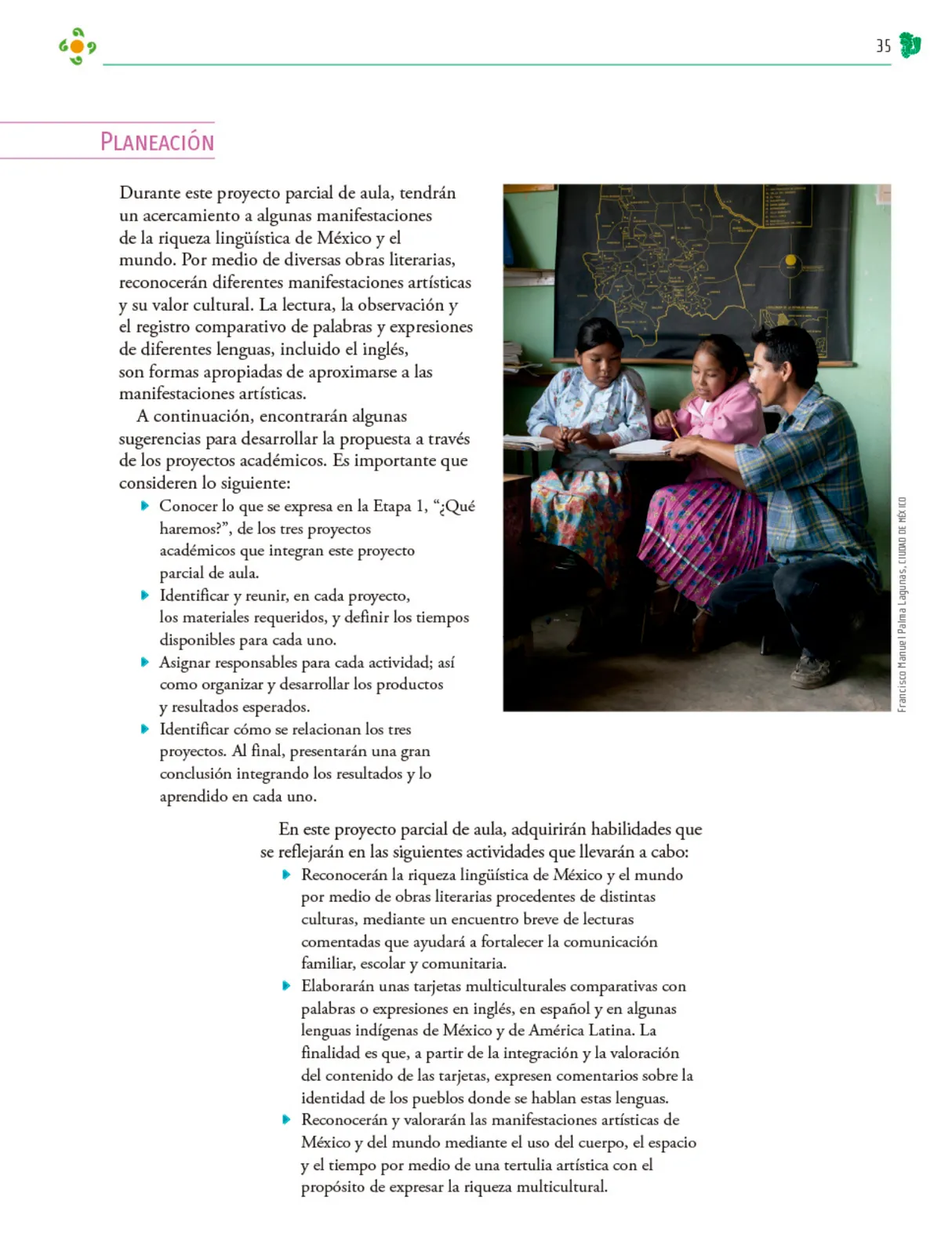Página 36 de Colección Ximhai. Nuestro libro de Proyectos. Tomo I.   Libro de Educación Telesecundaria Grado 1°  Ciclo Escolar 2025 - 2026