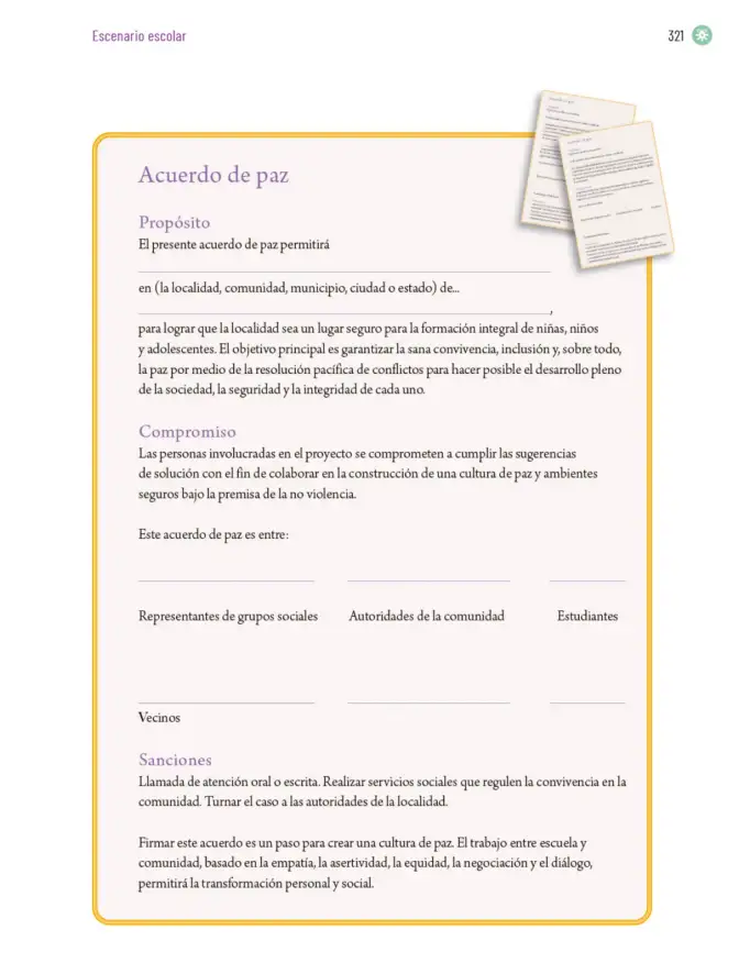 Página 324 de Proyectos Escolares. Libro de Educación Primaria Grado 6° Ciclo Escolar 2025 - 2026