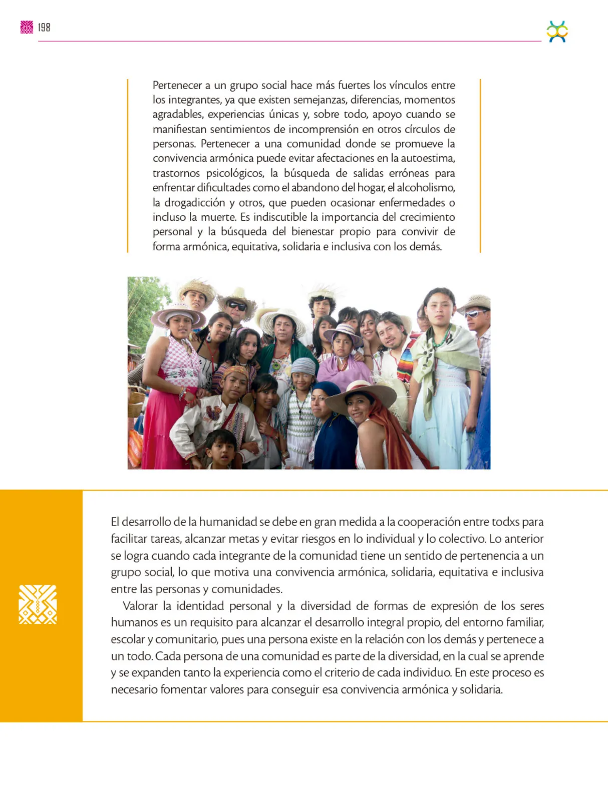 Miniatura página 199 de Colección Sk´asolil. De lo humano y lo comunitario.   Libro de Educación Secundaria Grado 2°  Ciclo Escolar 2025 - 2026