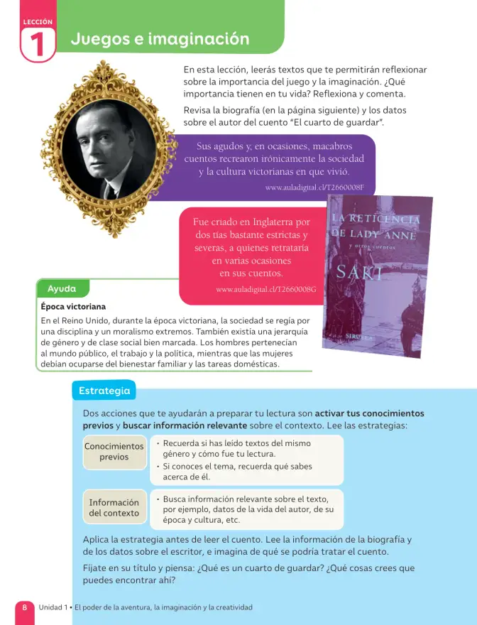 Página 10 de Lenguaje y Comunicación – Sexto Básico | Texto del Estudiante MINEDUC – Descargar PDF · 2024