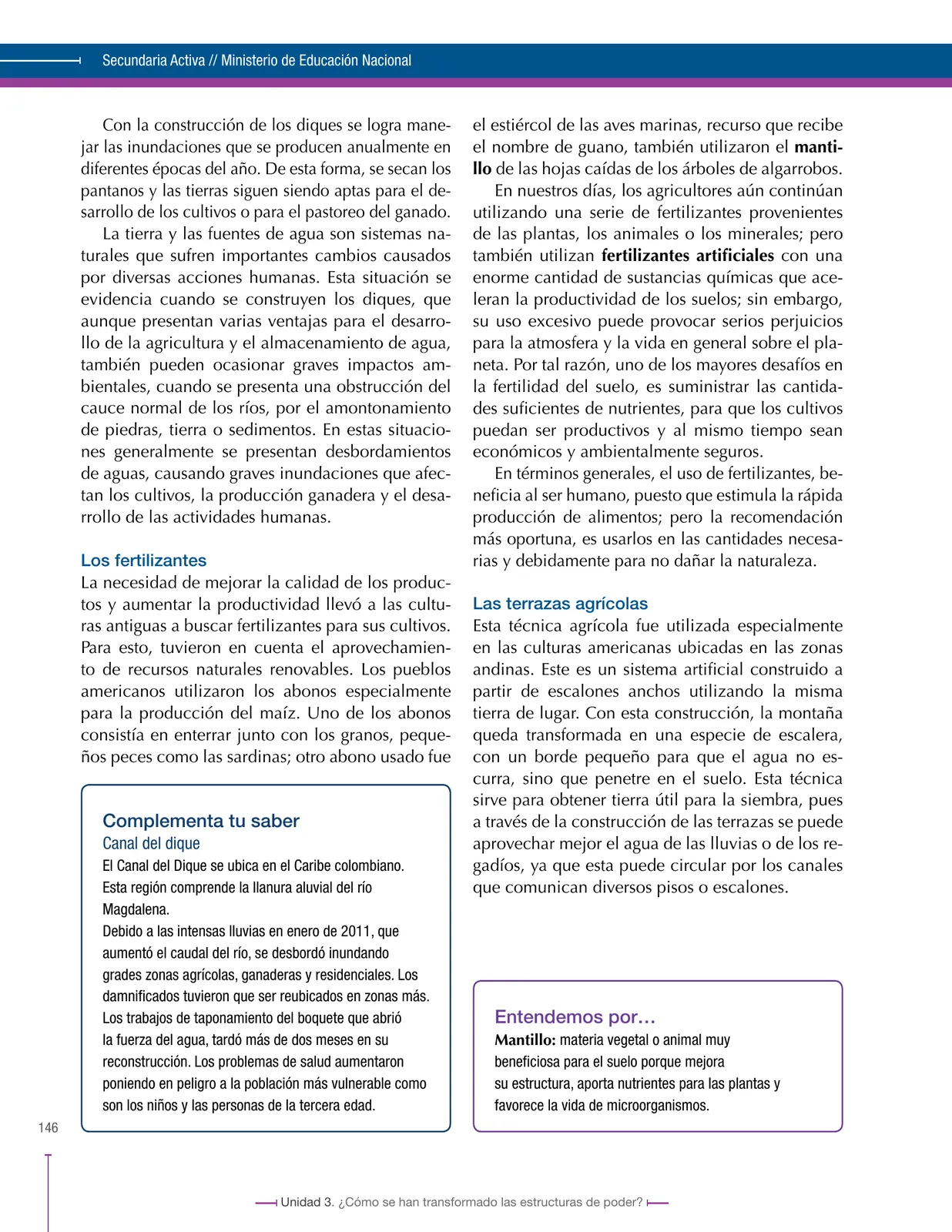 Miniatura página 146 de Ciencias Sociales 6° · Secundaria Activa