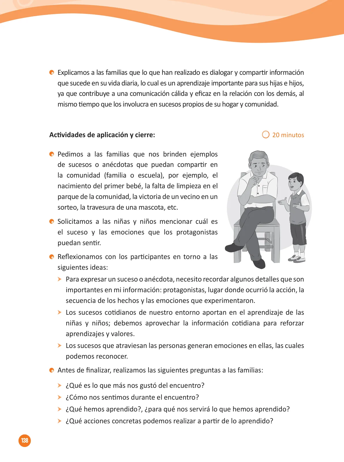 Página 140 de Guía para el trabajo docente con las familias del ciclo IV de Primaria · 2016