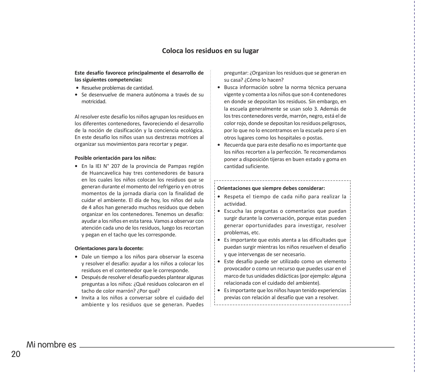 Página 22 de Crea, resuelve y aprende. Material impreso para niñas y niños de 4 años · 2024