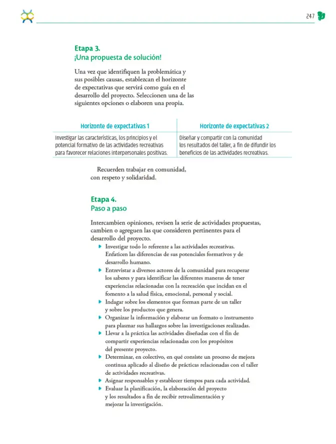 Página 248 de Colección Sk´asolil. Nuestro libro de Proyectos. Tomo III. Libro de Educación Telesecundaria Grado 2° Ciclo Escolar 2025 - 2026