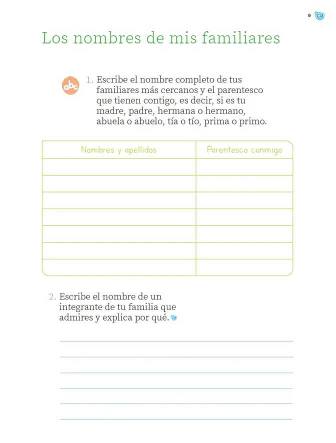 Página 10 de Múltiples lenguajes. Trazos y palabras. Libro de Educación Primaria Grado 2° Ciclo Escolar 2025 - 2026