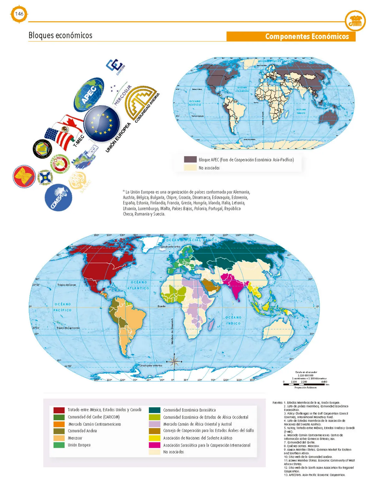 Miniatura página 147 de Cartografía de México y el mundo.   Libro de Educación Primaria Grado 4°  Ciclo Escolar 2025 - 2026