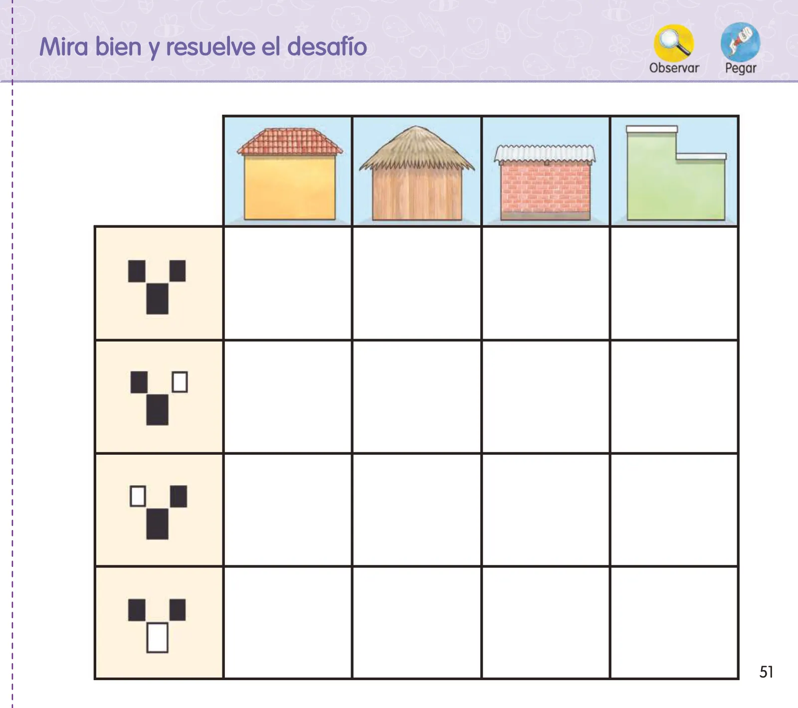 Página 53 de Crea, resuelve y aprende. Material impreso para niñas y niños de 5 años · 2024