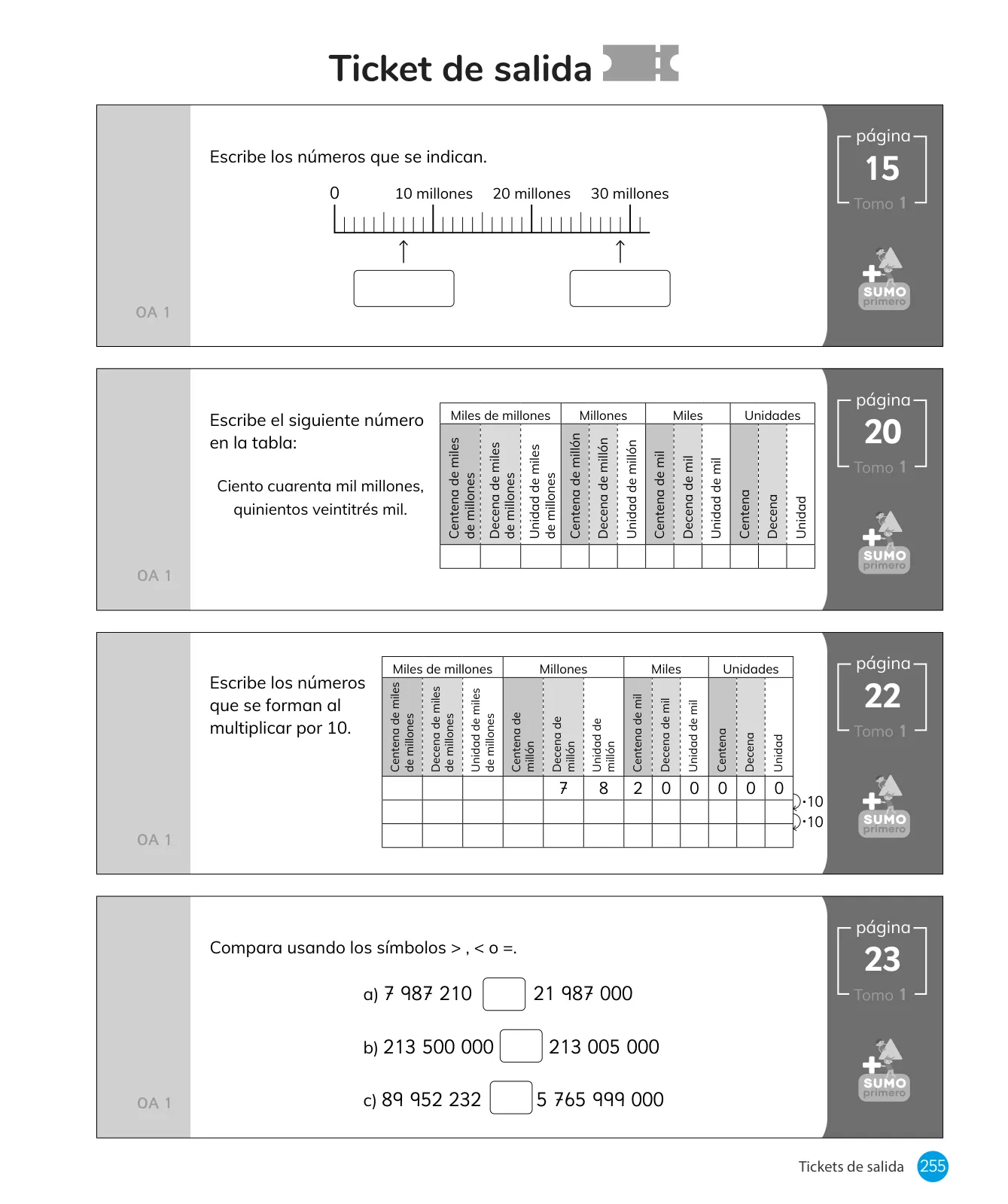 Página 257 de Sumo Primero – Quinto Básico | Texto del Estudiante MINEDUC – Descargar PDF · 2024