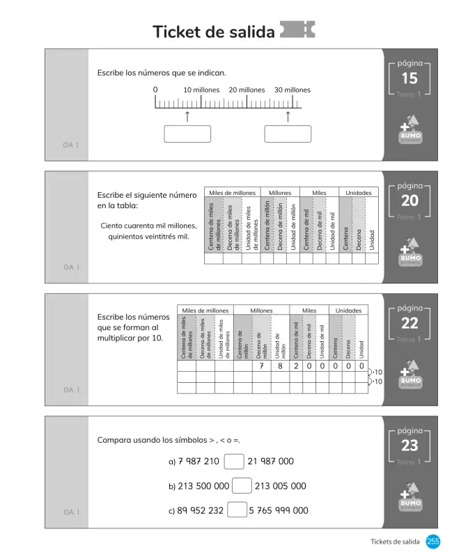Página 257 de Sumo Primero – Quinto Básico | Texto del Estudiante MINEDUC – Descargar PDF · 2024