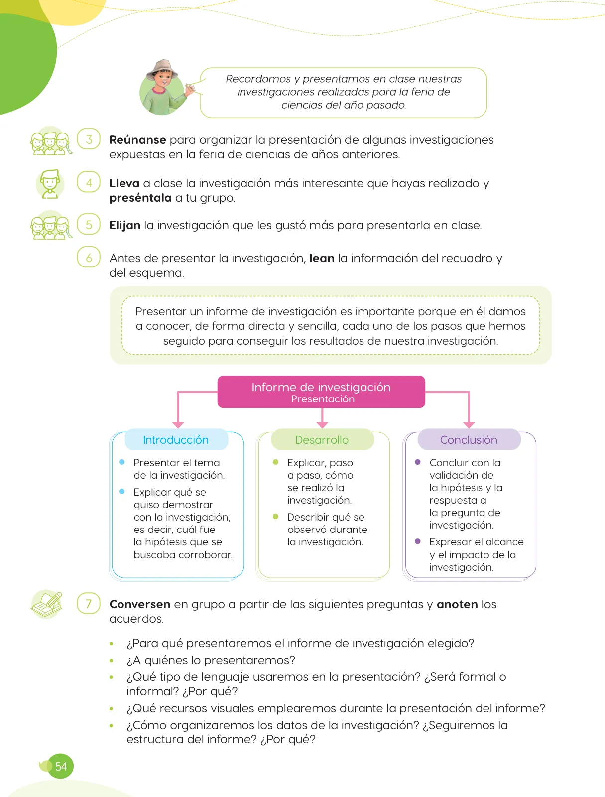Página 56 de Cuadernillo de Comunicación 6, sexto grado de Primaria · 2023