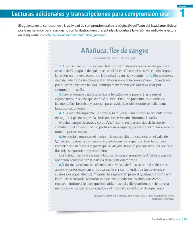 Página 127 de Lenguaje y Comunicación – Segundo Básico – Texto del Estudiante MINEDUC – Descargar PDF · 2024