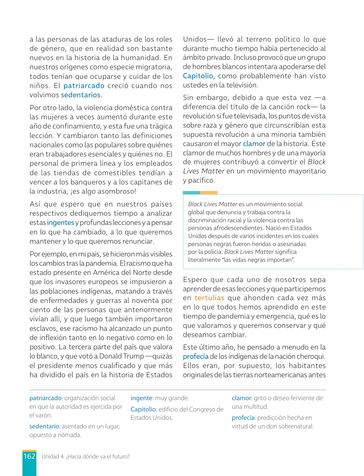 Página 164 de Lengua y Literatura – Octavo Básico | Texto del Estudiante MINEDUC – Descargar PDF · 2024