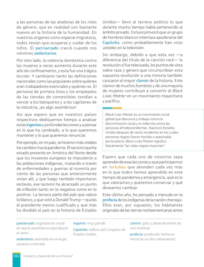 Página 164 de Lengua y Literatura – Octavo Básico | Texto del Estudiante MINEDUC – Descargar PDF · 2024