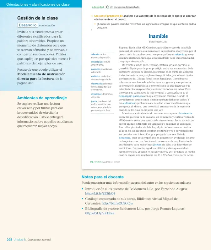Página 40 de Lengua y Literatura – Octavo Básico | Texto del Estudiante MINEDUC – Descargar PDF · 2024