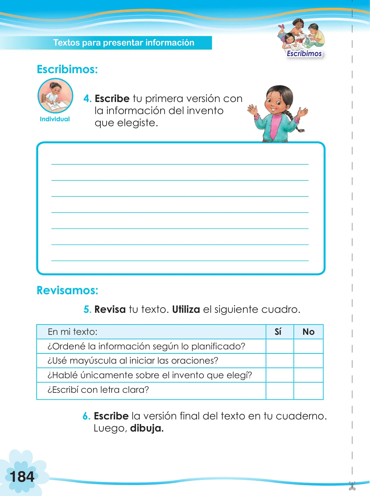 Miniatura página 186 de Comunicación 2 : cuaderno de trabajo para segundo grado de Educación Primaria 2019 · 2019