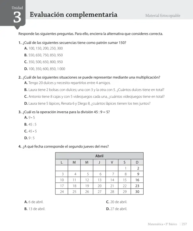 Página 77 de Matemática – Tercero Básico | Texto del Estudiante MINEDUC – Descargar PDF · 2024
