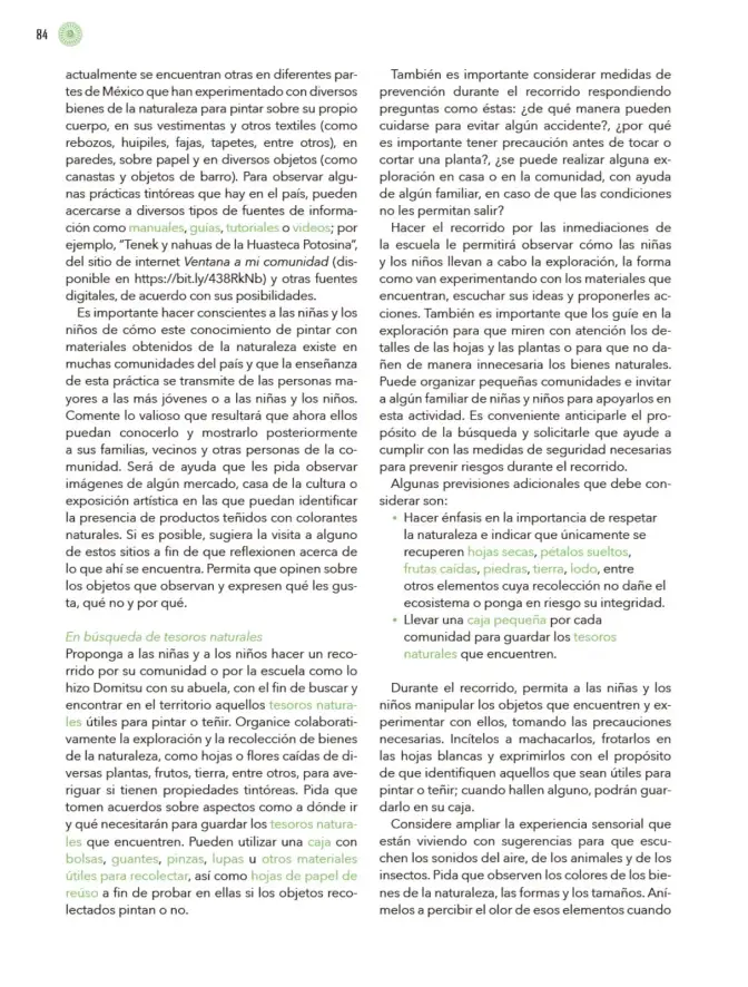 Página 85 de Modalidades de trabajo para la acción transformadora y el codiseño Libro de Educación Preescolar Grado 1°, 2°, 3° Ciclo Escolar 2025 - 2026