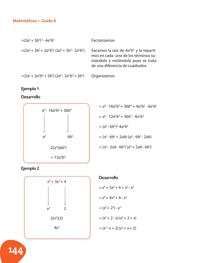 Página 145 de Matematica 8° · Postprimaria