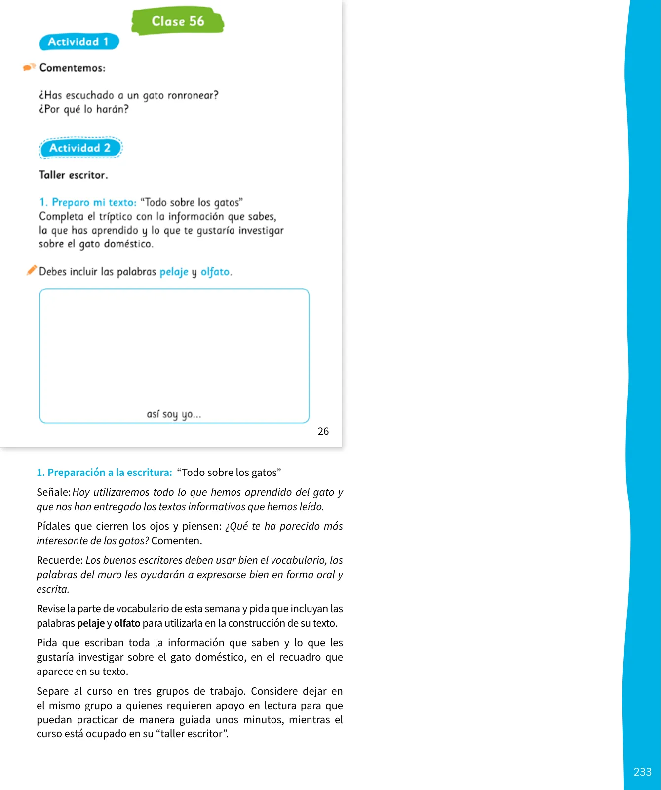 Página 234 de Lenguaje y Comunicación – Segundo Básico – Texto del Estudiante MINEDUC – Descargar PDF · 2024