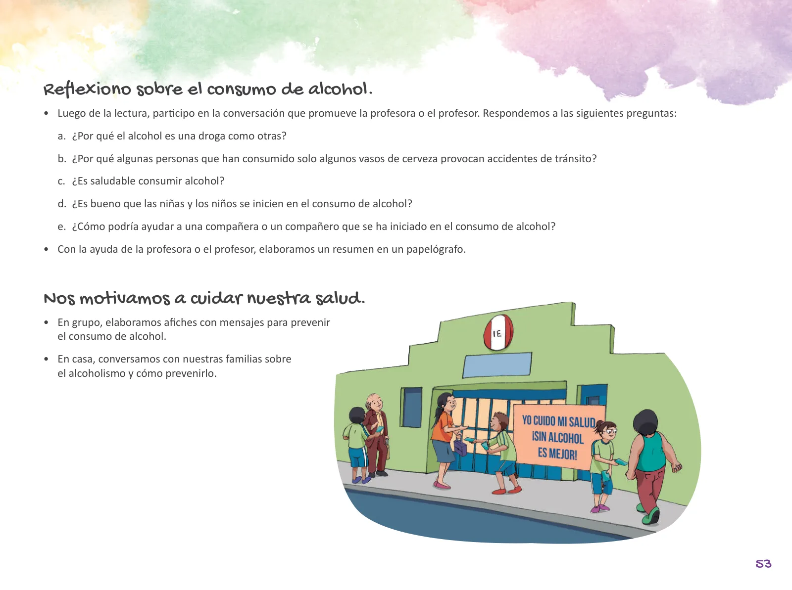 Página 55 de Cuadernillo de Tutoría Sexto Grado Educación Primaria 2019 · 2019